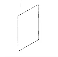 NORCOLD 302311710 Door Panel (Black)