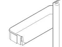 NORCOLD 619235 Door Bin-Large/N260