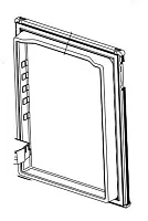 NORCOLD 621559 Door Assy-Foamed Lower