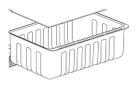 NORCOLD 621692 Crisper-Trimmed