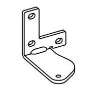 NORCOLD 624785 Hinge-10-32-Ur/Ll-Black
