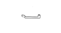 NORCOLD 62698527 Black Door Latch