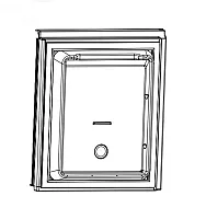 NORCOLD 627941 Upper Lh Door Assy
