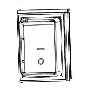 NORCOLD 627942 Upper Rh Door Assy