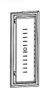 NORCOLD 627943 Left Bottom Door - Panel