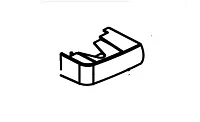 NORCOLD 628579 Norcold Snap On Hinge Cov