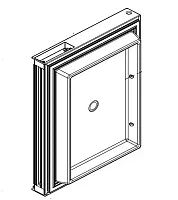 NORCOLD 637193 Refrigerator Door