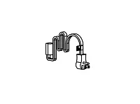 NORCOLD 638595 Kit-Service-Control Door Blk
