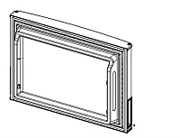 NORCOLD 640153 Freezer Door And Gasket Ss