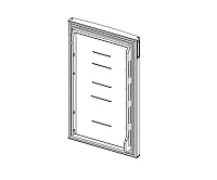 NORCOLD 640467 Ss Fresh Food Door Assembly