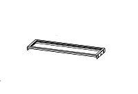 NORCOLD 640474 Double Layer Shelf Rear-Wire