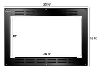 NAT.QUALITY RVTRIM8B Trim Kit For Model Rv-185Bcon Blk