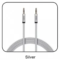6 Ft. Tangle-Free Auxiliary Cable-SILVER