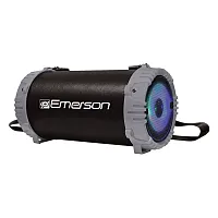 Emerson Eas-3001-Gray Portable Bluetooth Speaker With Led Lighting, Fm Radio, An