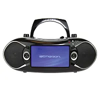 Emerson Edl-2870H-Bk Combo 7-In. Tv And Bluetooth 720P Dvd/Cd/Radio Boom Box, Hd