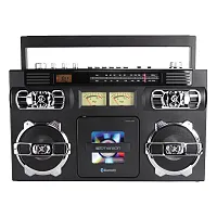 Emerson Epb-3004 Bluetooth Cd/Radio Retro Boom Box, Black, Epb-3004