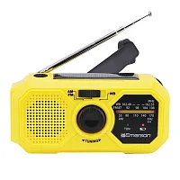 Emerson Er-7050 Emergency Am/Fm Portable Weather Radio And Power Bank, Yellow, E