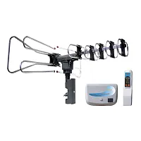 Naxa Naa-350 Outdoor High-Powered Amplified Motorized Tv Antenna For Hdtv And At