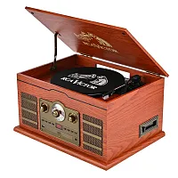 Rca Victor Rwrp-3000-Mh 10-Watt Roxbury 3-Speed Belt-Drive Manual 8-In-1 Turntab
