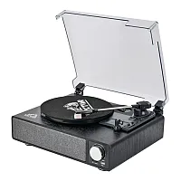 Victor Vhrp-1405-Bk 6-Watt Amherst 3-Speed Belt-Drive Manual All-In-One Turntabl