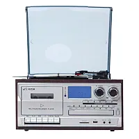 Victor Vwrp-4200-Es 10-Watt Cosmopolitan 3-Speed Belt-Drive Manual Turntable Wit