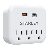 Stanley 30423 3-Ac Outlet 2-Usb Port 600-Joules Surgepro 3 Usb Extreme Surge Pro