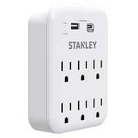 Stanley 30426 6-Ac Outlet 2-Usb Port 1,200-Joules Surgepro 1200 Usb Extreme Surg