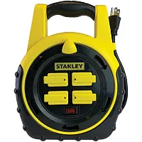 Stanley 33959 Shopmax Power Hub Cord Reel, 4 Outlets, 20-Ft. Cord, 33959