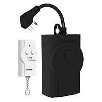 Stanley W31184 2-Ac Outlet Outdoor Grounded Power Hub With Remote Transmitter, 3