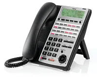 1100 24-Button Full-Duplex Backlit Display Tel (Black)