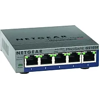 Netgear GS105E-200NAS Netgear 5 Port Gigabit Smart Switch