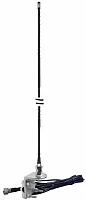 4&#039; Fiberglass No Ground Mirror Mount Antenna Black Ngp1-B