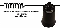 Coil/Whip 144-148/440-450 Mhz ( Black) Nmo270B