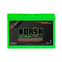 NORSK INC B12105GH 12.8V-105Ah-Lifepo4-Trolling-House