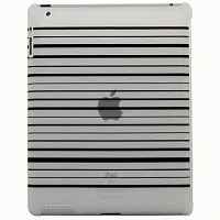 NUU BaseCase Stripe Protective Case iPad 2 & new iPad - Black St