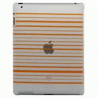 NUU BaseCase Stripe Protective Case iPad 2 & new iPad - Orange S