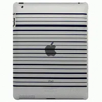 NUU BaseCase Stripe Protective Case iPad 2 & new iPad - Navy Str