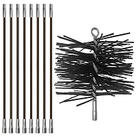 Chromex Cxt1-1106 24-Ft. Chimney Cleaning Kit With Eight 3-Ft. Fiberglass Rods K