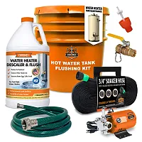 Chromex Cxte-2727 Hot Water Tank Pro Flushing Kit With Transfer Pump, Brass Drai