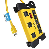 Digital Energy Dss5-1014-Ylw 8-Ac Outlet 1,050-Joules Heavy-Duty Metal Surge Pro