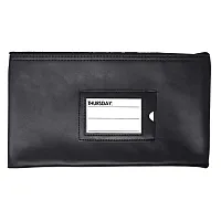 Nadex Coins Ncb9-1002-Blk Vinyl 7-Day Pack Of Zippered Bank Deposit Cash And Coi