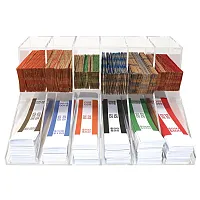 Nadex Coins Ncc1-1125 Acrylic Bills And Coins Wrappers Tray