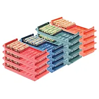Nadex Coins Ncs8-1009-4Pk Rolled-Coin-Storage Organizer Tray Sets With Ridges Fo