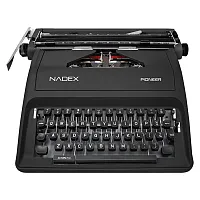 Nadex Coins Nxte-1630 Pioneer Manual Typewriter With Durable Travel Case
