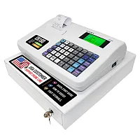 Nadex Coins Nxte-2036 Cr180 Electronic Cash Register With Locking Cash Drawer, T