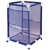 Pool Bins Pbft-1513 Pool Storage Mesh Rolling Organizer, Medium, Blue