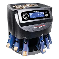 Safetech Stte-1617 Viper V395 Coin Counter, Sorter, And Wrapper, With 48 Preform