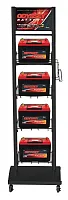 ODYSSEY ODY4RETAIL Odyssey 4 Tier Battery Rack