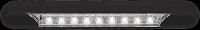 OPTRONICS 70CBSBAWNP Led 8In Strp; 12V; Clr;W/Swtch Blk;