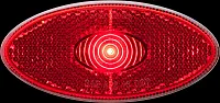 OPTRONICS MCL0030RBB Led 2X4 M/C;Red;Rflx;Blckbase;Hardw